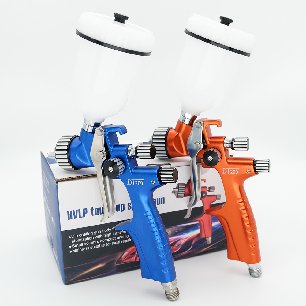 Hvlp Spray Gun Gravity Feed - New 0.5mm/0.8mm/1.0mm/1.2mm Nozzle Professional HVLP Mini