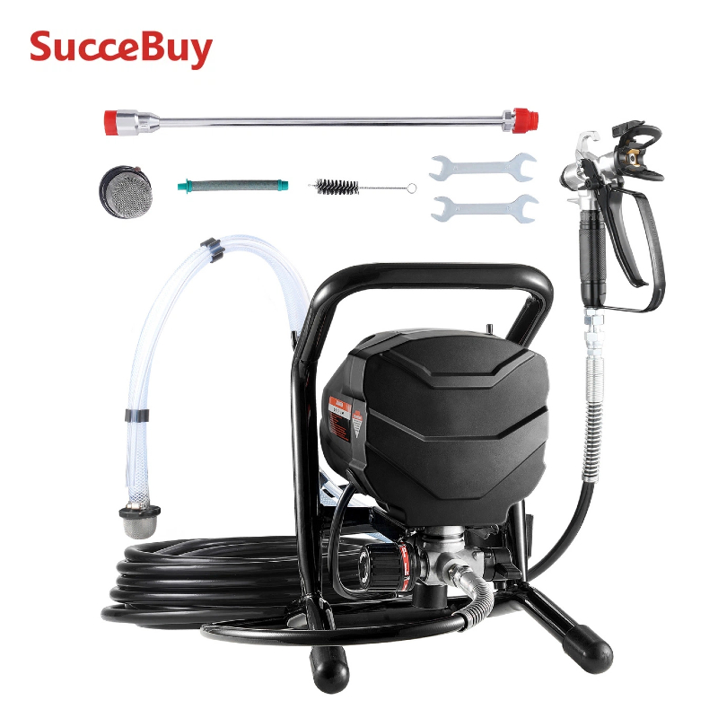 Paint Sprayer Extension Pole - SucceBuy Stand Airless Paint Sprayer, 650W