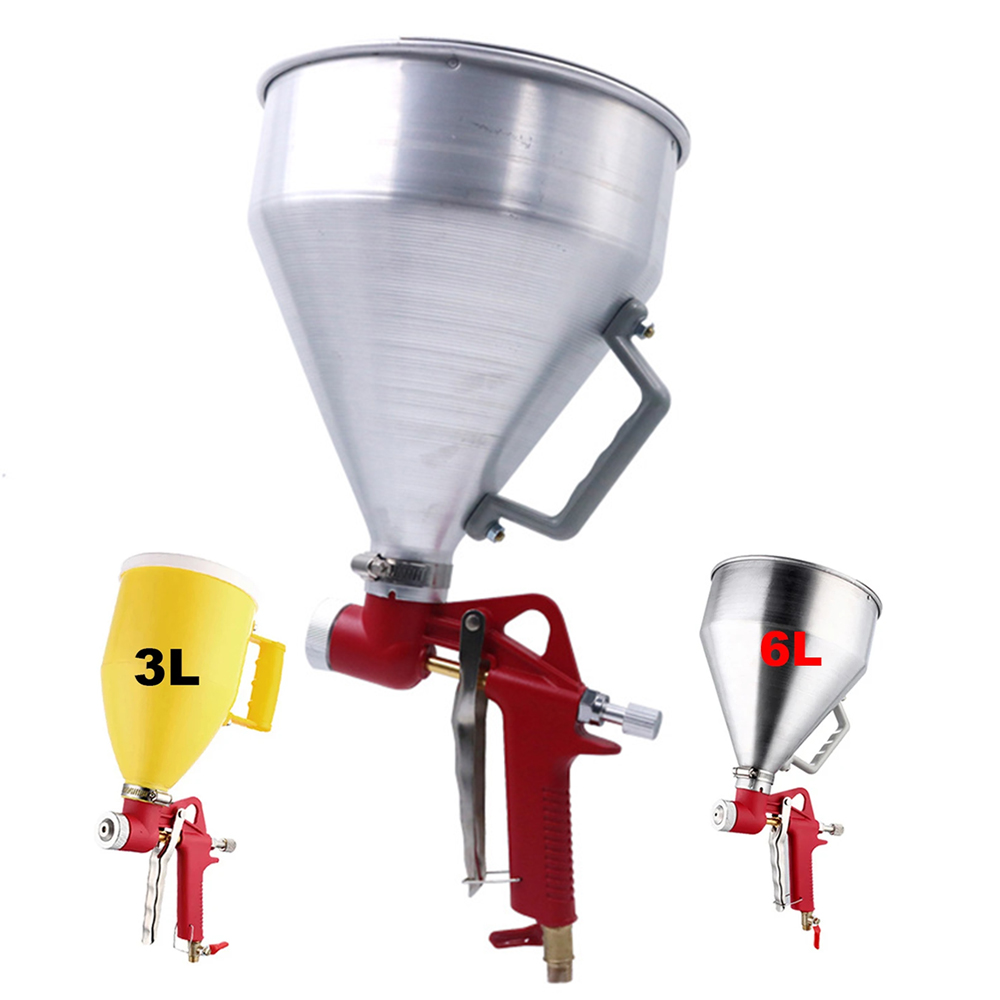 Texture Spray Hopper Gun - Wall Painting Sprayer 6L Paint Texture