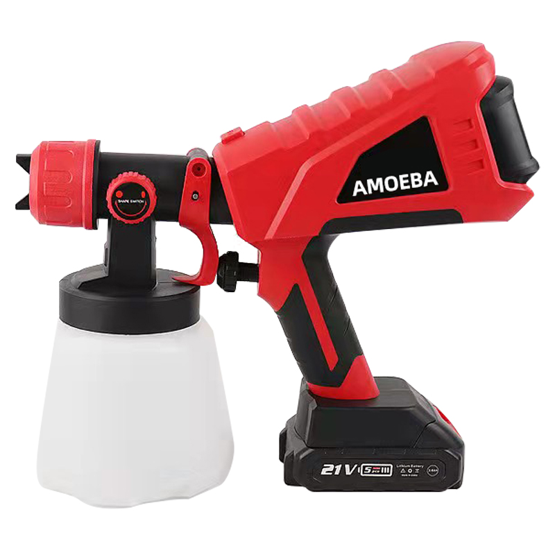 Cordless Paint Sprayer 20V - Rechargeable Battery Powered Portable Electric Cordless