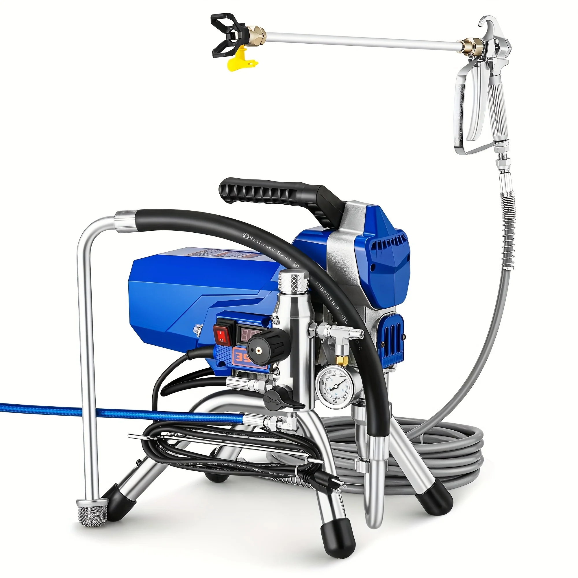 Airless Paint Sprayer 3000Psi - Applicable to Airless Paint Sprayer, 1600W