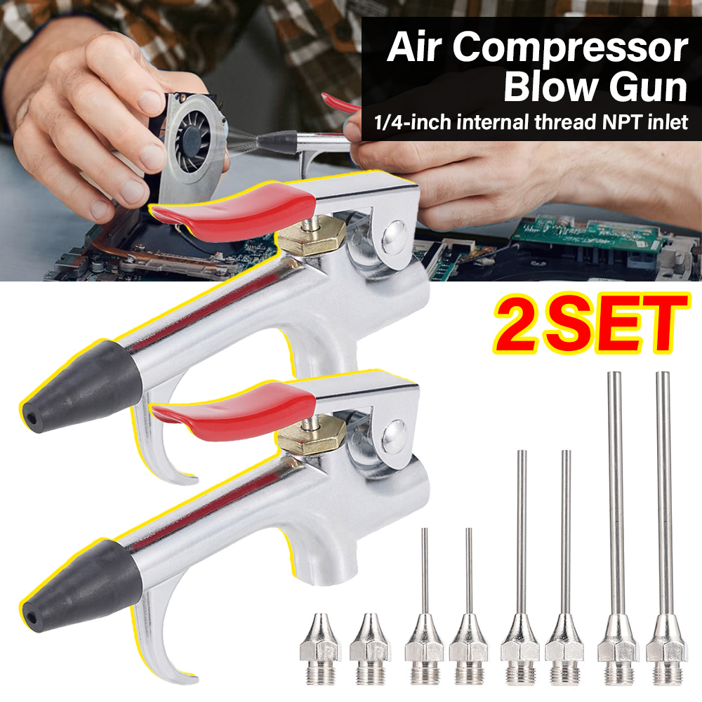 Spray Gun Air Compressor Kit - Air Compressor Blow Gun Metal Tool