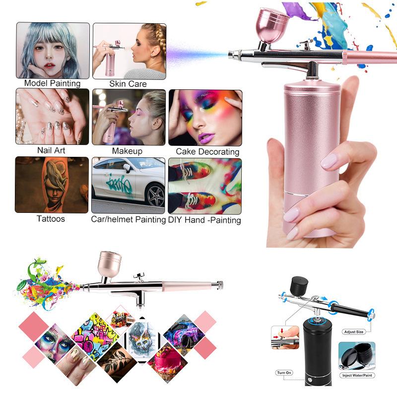 Airbrush Kit Compressor - Portable Airbrush Compressor Kit USB Charging
