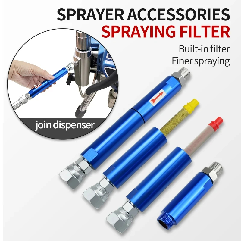 Blue Connector With Filter Scr - Paint Sprayer Extension Pole recension och pris