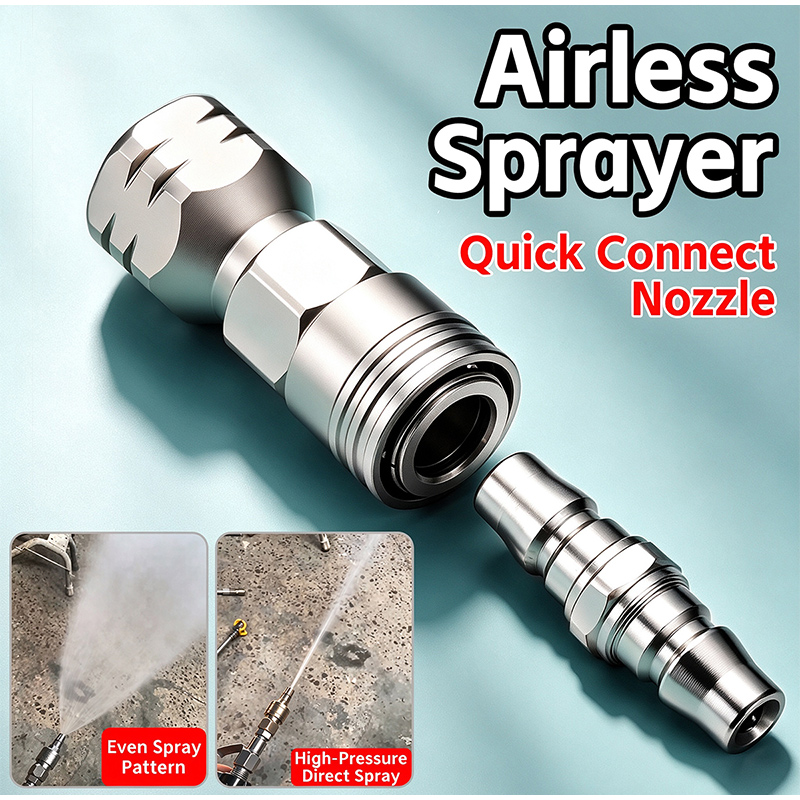 Stainless Steel Quick Connect  - Paint Sprayer Nozzle Kit recension och pris