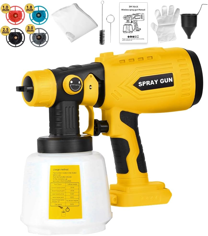Paint Sprayer for Dewalt 20V M - Cordless Paint Sprayer 20V recension och pris