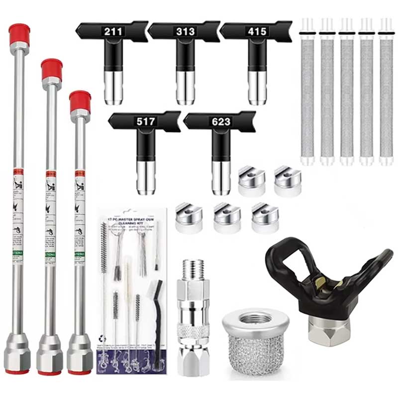 17 Pcs Airless Paint Sprayer G - Paint Sprayer Extension Pole recension och pris