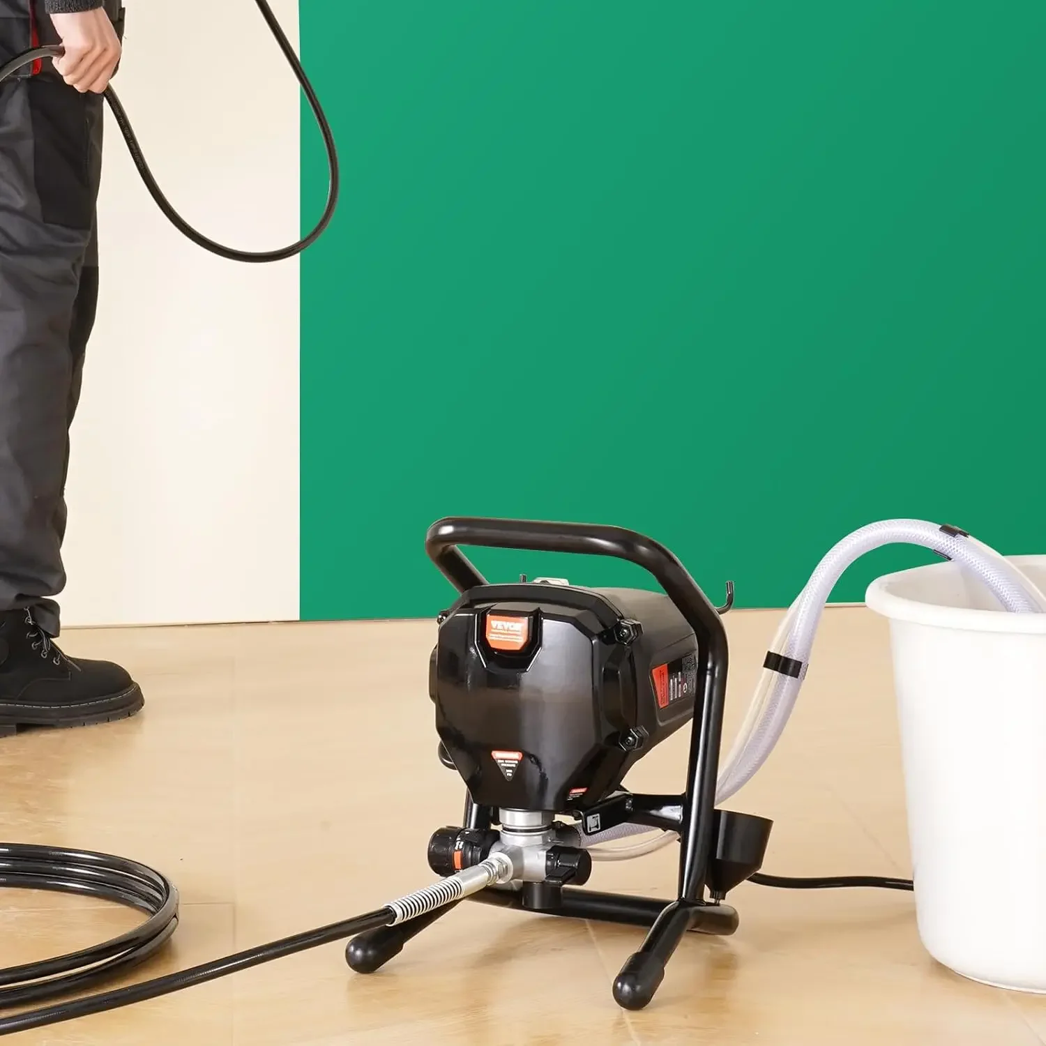 750W Stand Airless Paint Spray - Airless Paint Sprayer 3000Psi recension och pris