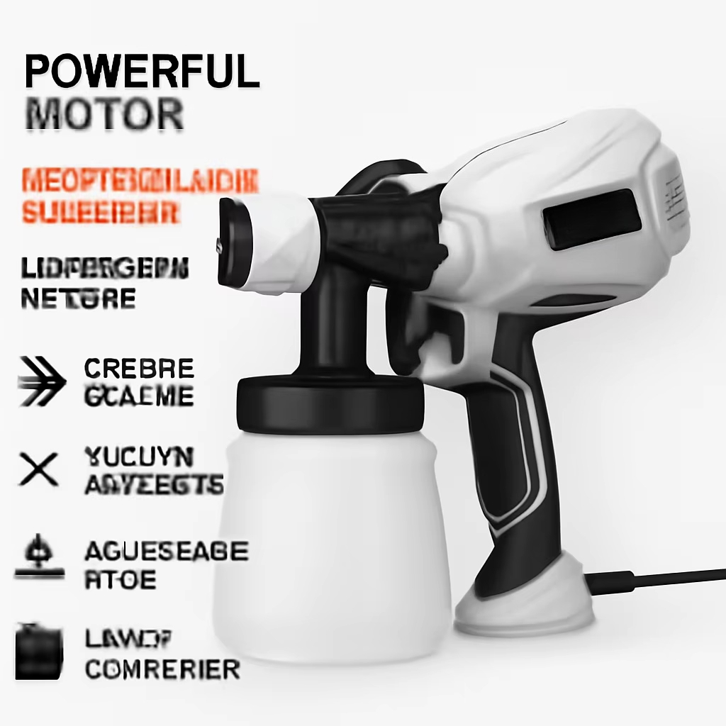 800W Electric Paint Sprayer, A - Electric Paint Sprayer 800W recension och pris