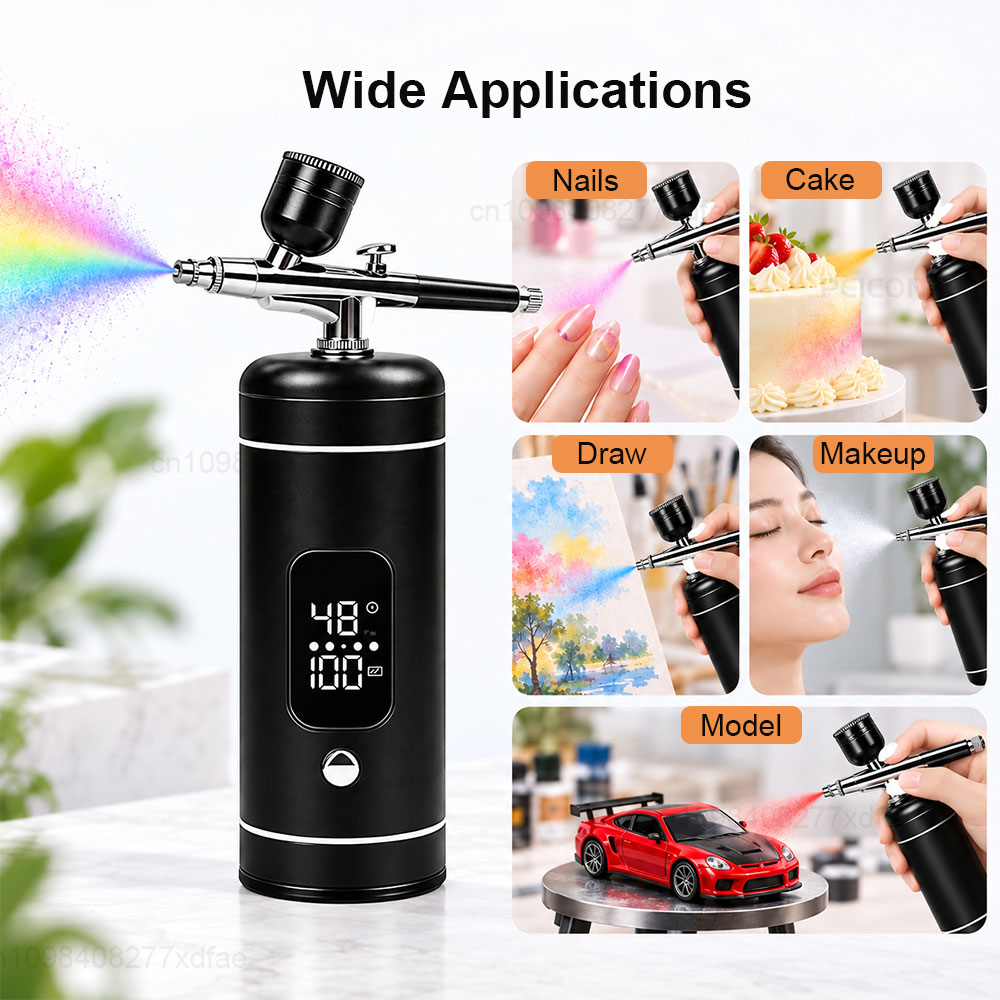 Cordless Airbrush Compressor K - Spray Gun Air Compressor Kit recension och pris