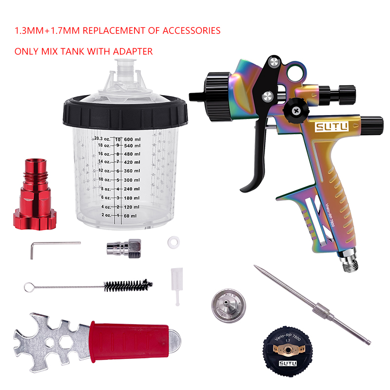 8900 RP/Chameleon Car Repair P - Hvlp Spray Gun Gravity Feed recension och pris