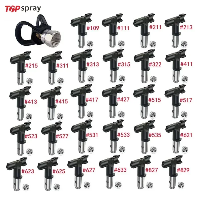 Topspray Black  Airless Spray  - Paint Sprayer Nozzle Kit recension och pris