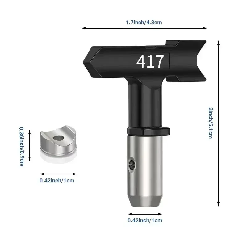 Topspray Black  Airless Spray  - Paint Sprayer Nozzle Kit recension och pris