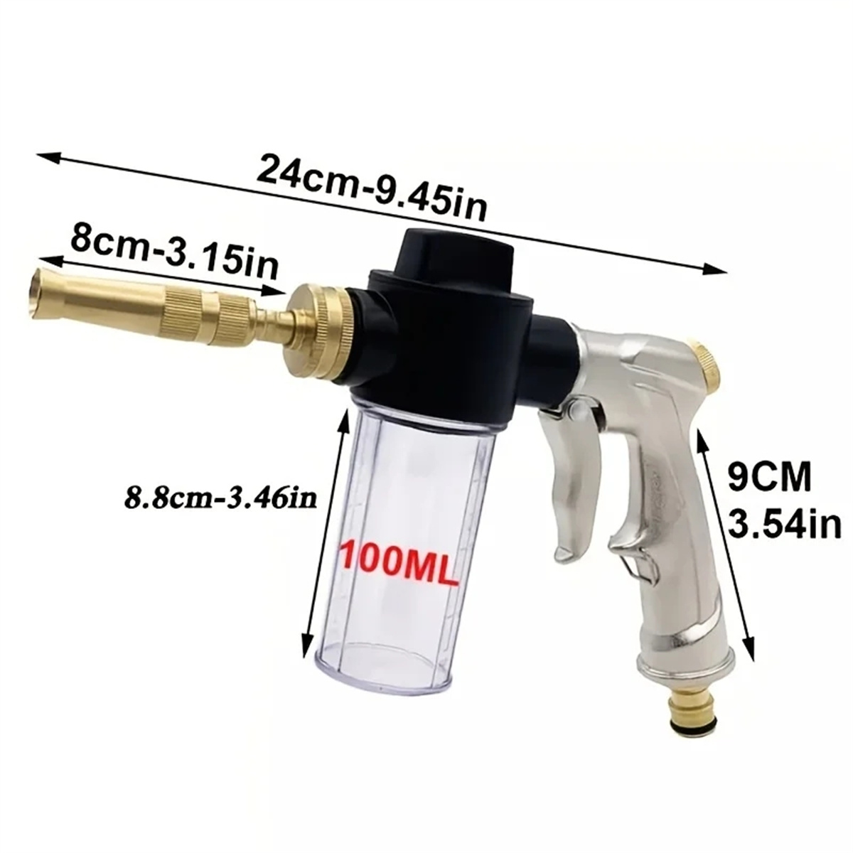 High Pressure Spray Water Gun  - Spray Gun Cleaning Kit recension och pris