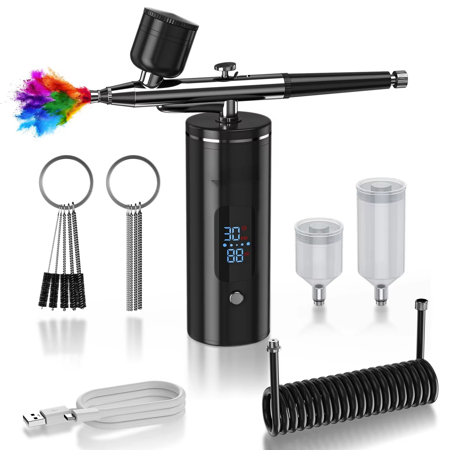 Rechargeable Cordless Airbrush - Airbrush Kit Compressor recension och pris