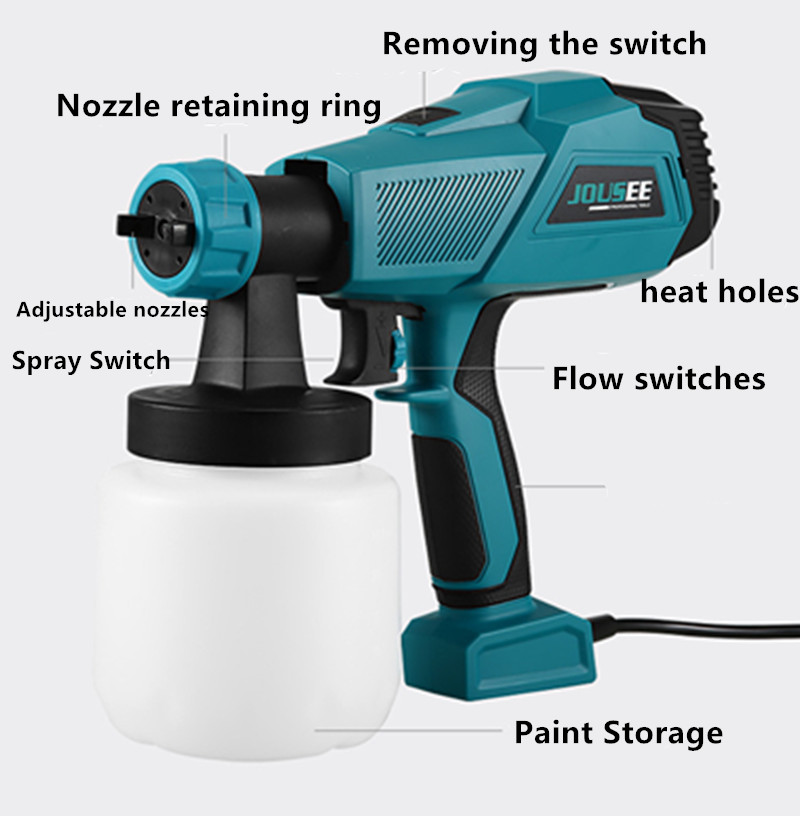 220V 600/800W Electric Paint S - Electric Paint Sprayer 800W recension och pris