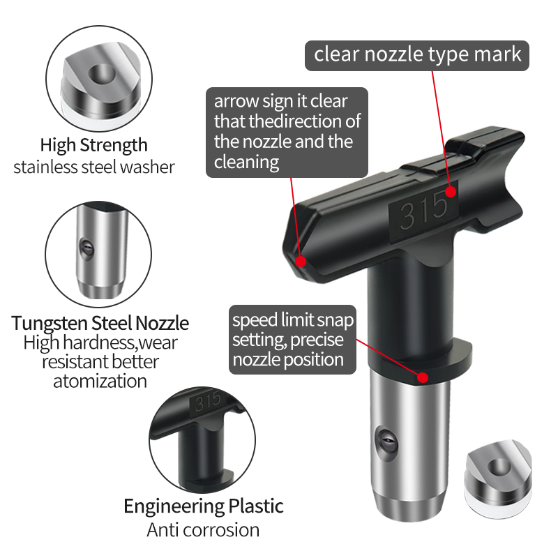 Airless Spray Tip Nozzle Vario - Paint Sprayer Nozzle Kit recension och pris