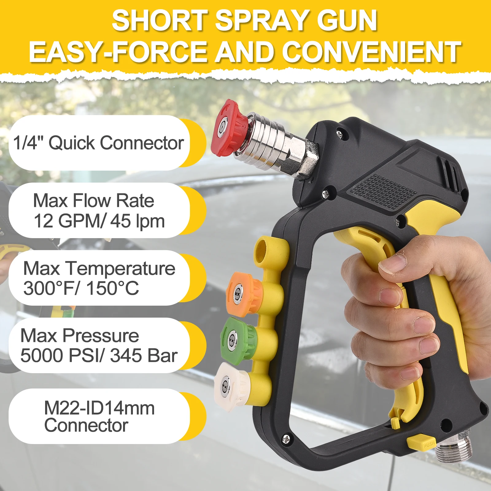 High Pressure Washer Short Spr - Airless Paint Sprayer 3000Psi recension och pris