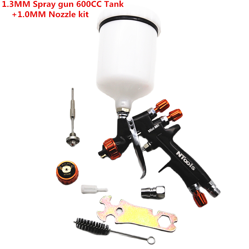 Ntools 1.3MM Spray Gun With 1. - Hvlp Spray Gun Gravity Feed recension och pris