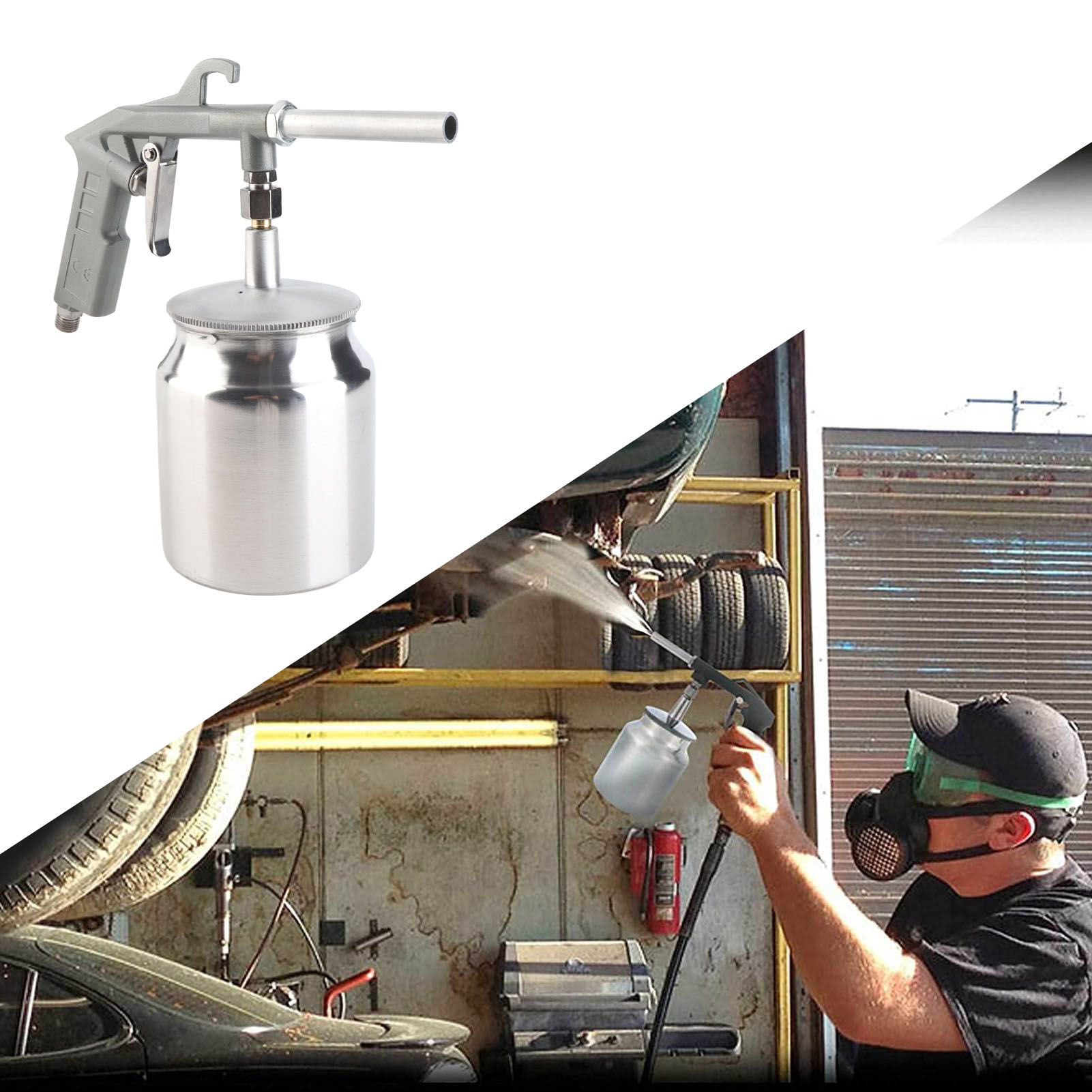 Sand Blasting Gun Sandblaster  - Spray Gun Cleaning Kit recension och pris
