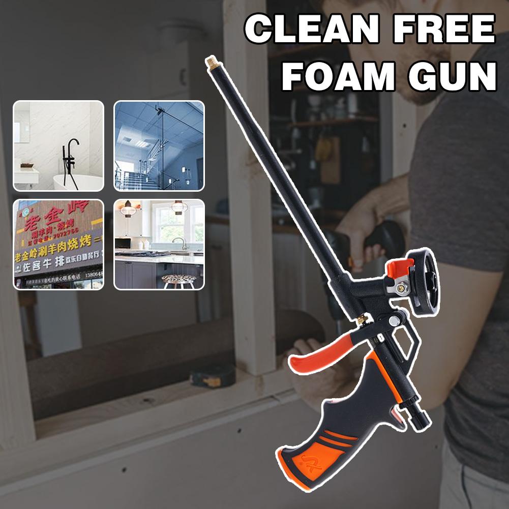 No-Clean Polyurethane Foam Gun - Spray Gun Cleaning Kit recension och pris