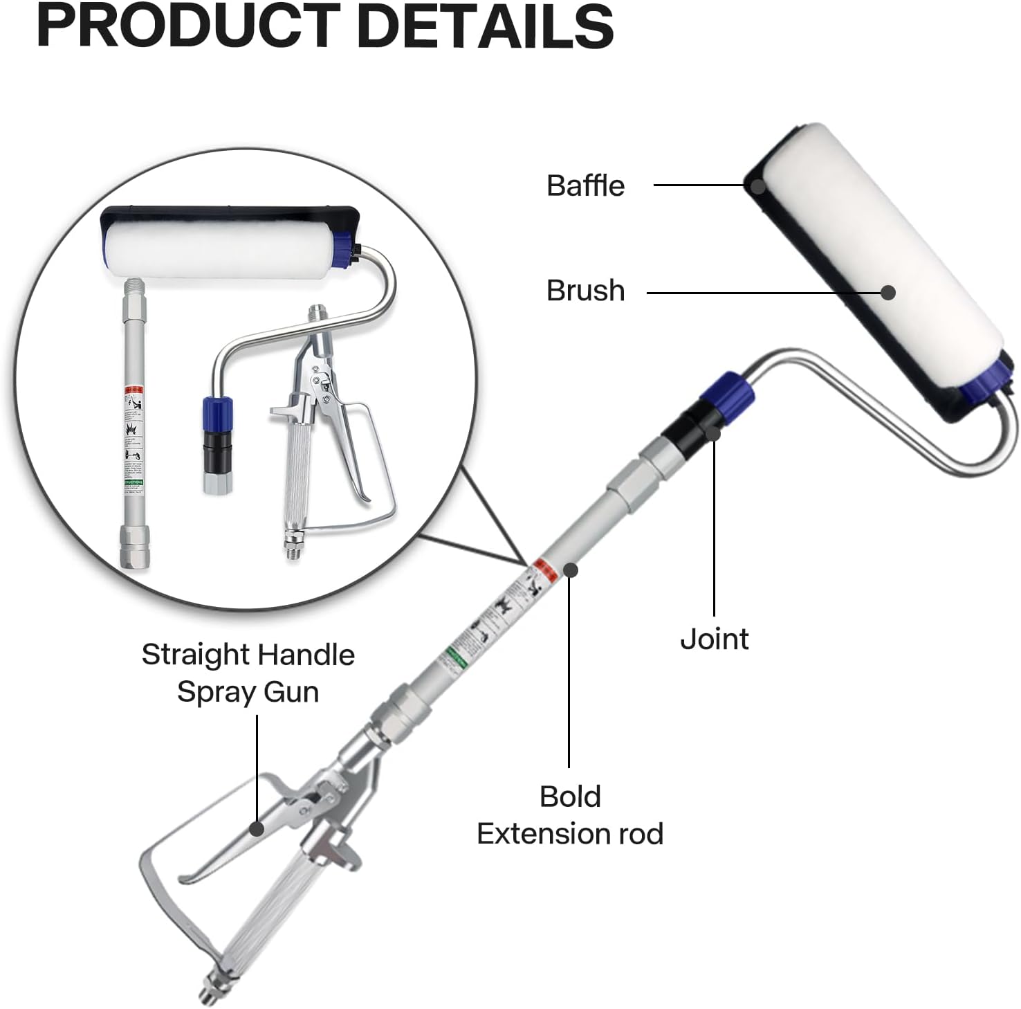 Airless Paint Sprayer Roller I - Paint Sprayer Extension Pole recension och pris