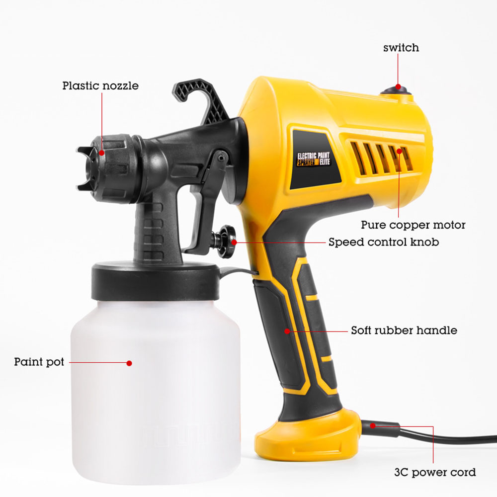 500ML High Power Electric Spra - Paint Sprayer For Fence Deck recension och pris