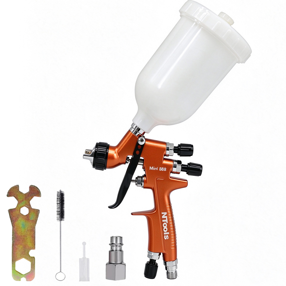 HVLP Spray Gun 0.8/1.0/1.2mm N - Hvlp Spray Gun Gravity Feed recension och pris