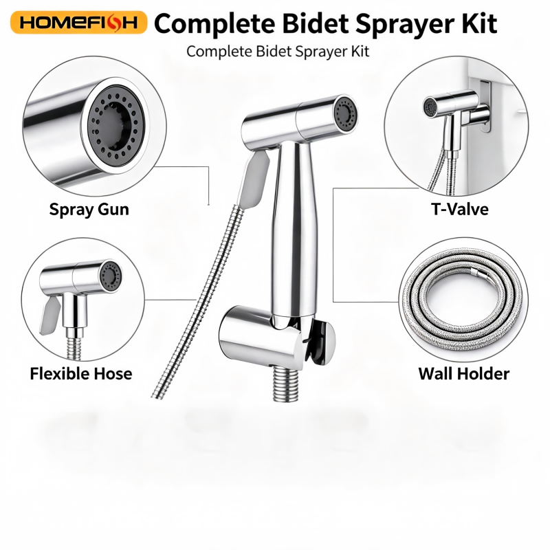 High Pressure Hand Shower Spra - Spray Gun Cleaning Kit recension och pris