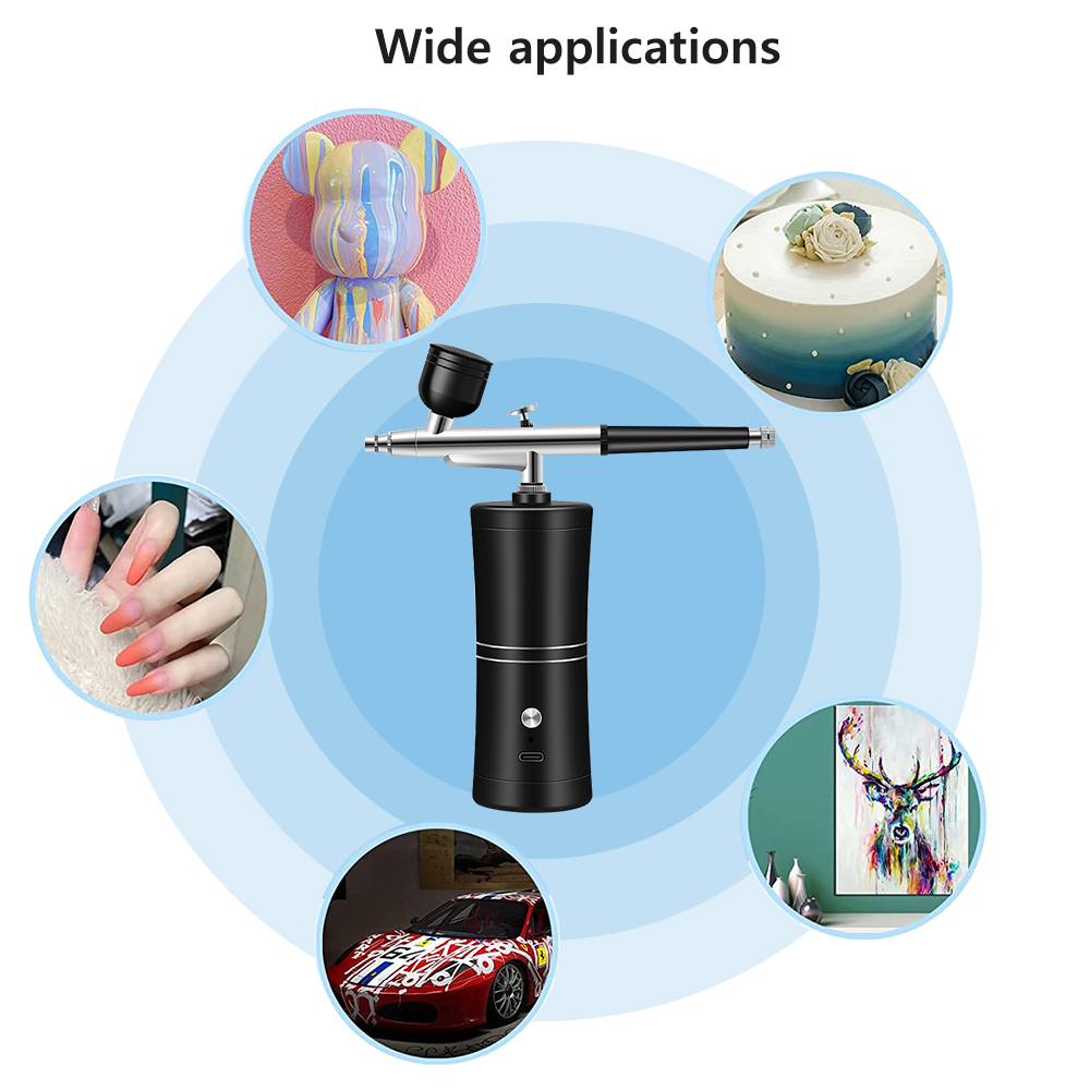 Airbrush Nail with Compressor  - Airbrush Kit Compressor recension och pris