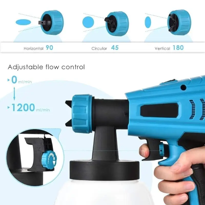 Paint Sprayer Nozzle Assortmen - Electric Paint Sprayer 800W recension och pris