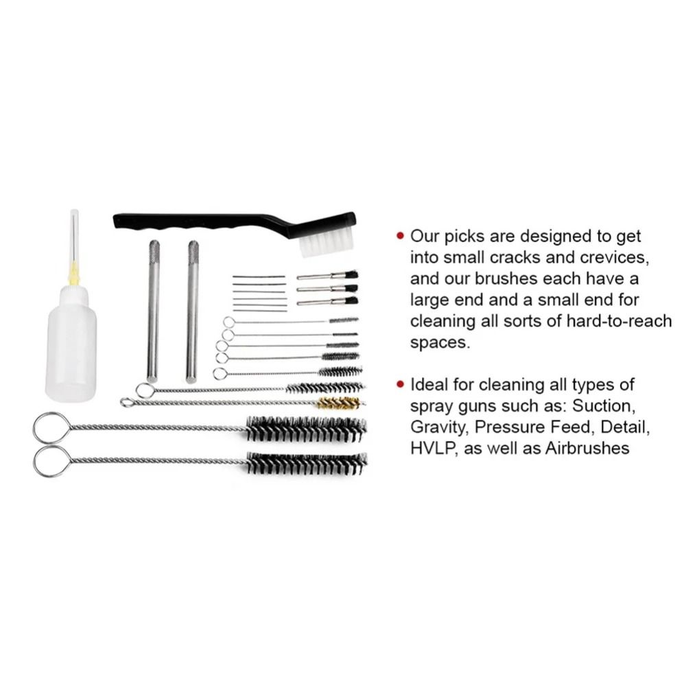 17/23Pcs Airbrush Spray Nozzle - Paint Sprayer Nozzle Kit recension och pris