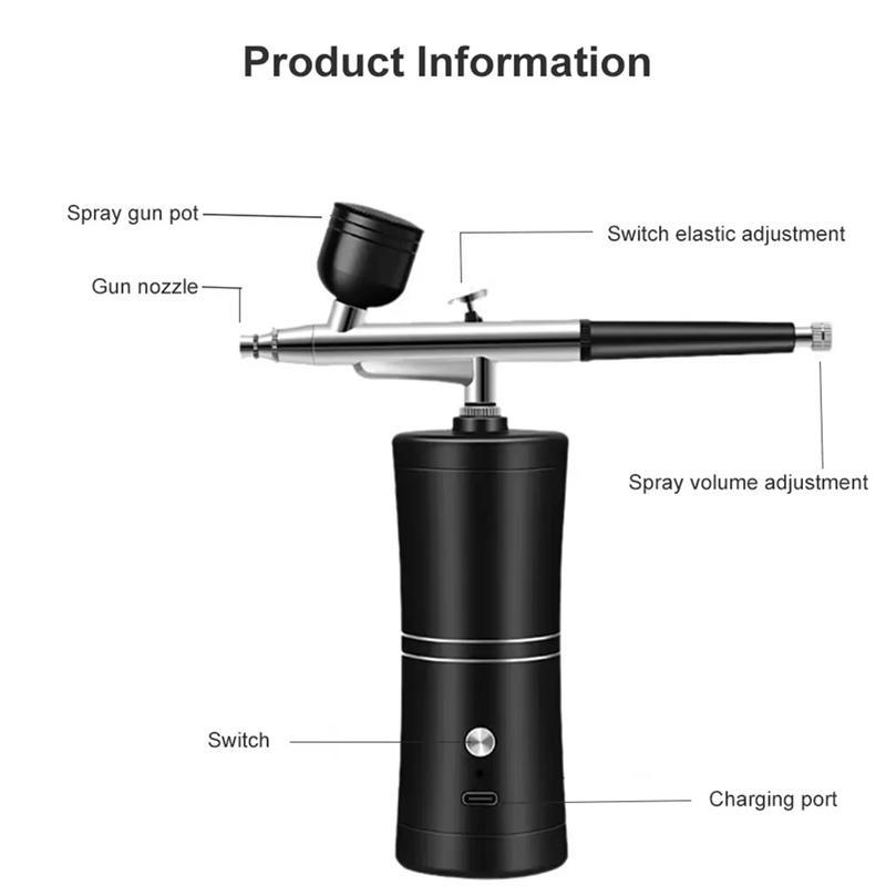 75STO-New Airbrush KIT Cordles - Airbrush Kit Compressor recension och pris