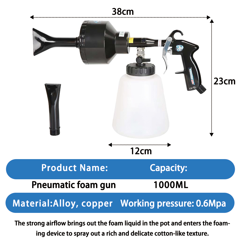 Pneumatic High Air Foam Gun Sp - Spray Gun Cleaning Kit recension och pris