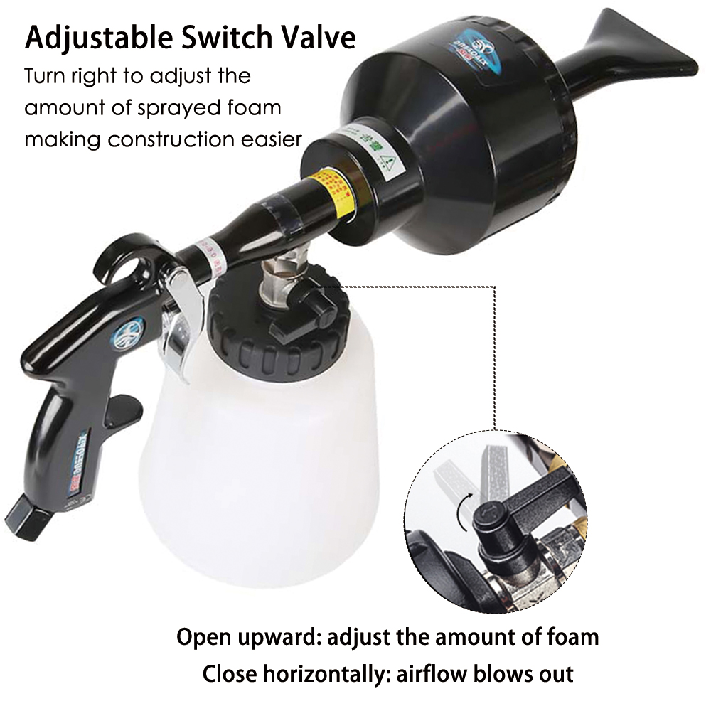 Pneumatic High Air Foam Gun Sp - Spray Gun Cleaning Kit recension och pris