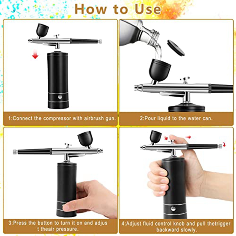 Airbrush Kit Rechargeable Cord - Airbrush Kit Compressor recension och pris