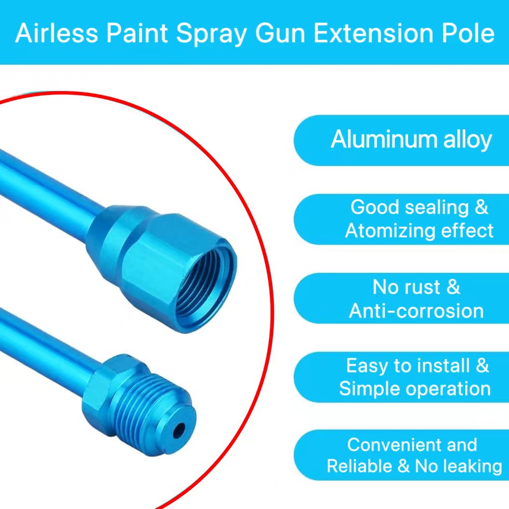 3 pcs High-Quality Airless Pai - Paint Sprayer Extension Pole recension och pris