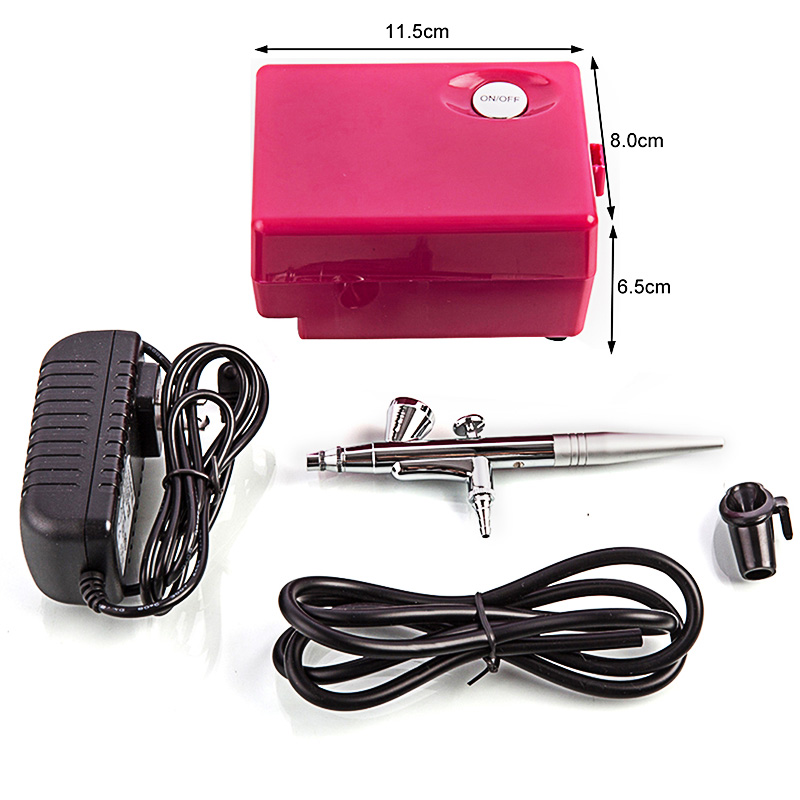 Portable BT16 Sprayer Makeup f - Spray Gun Air Compressor Kit recension och pris