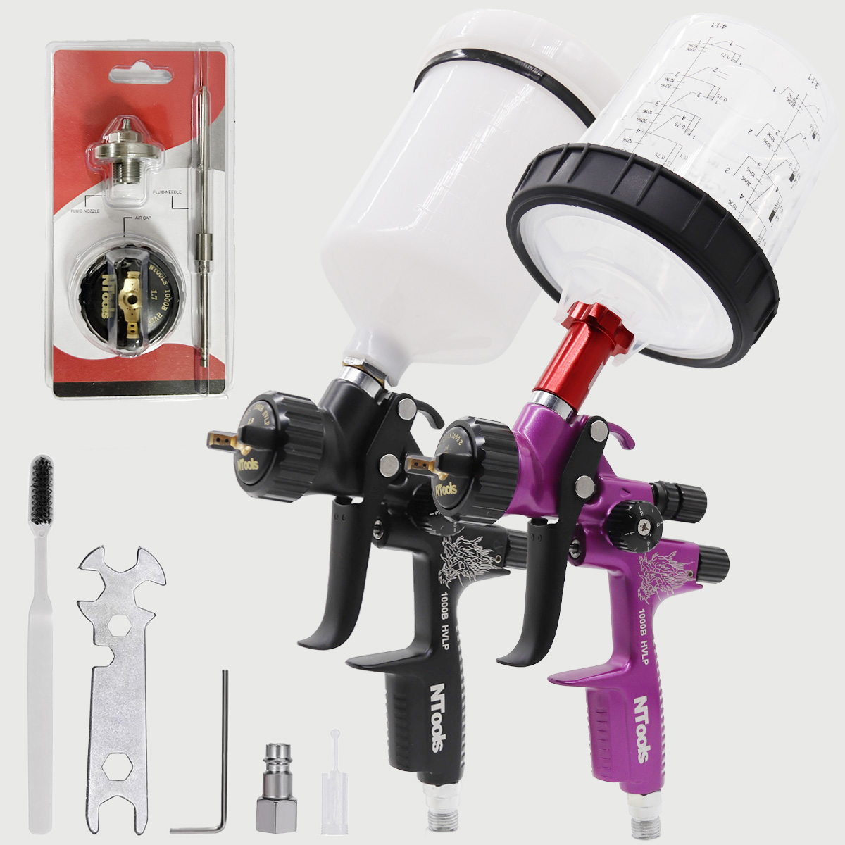 1.3mm Paint Spray Gun And 1.4m - Hvlp Spray Gun Gravity Feed recension och pris