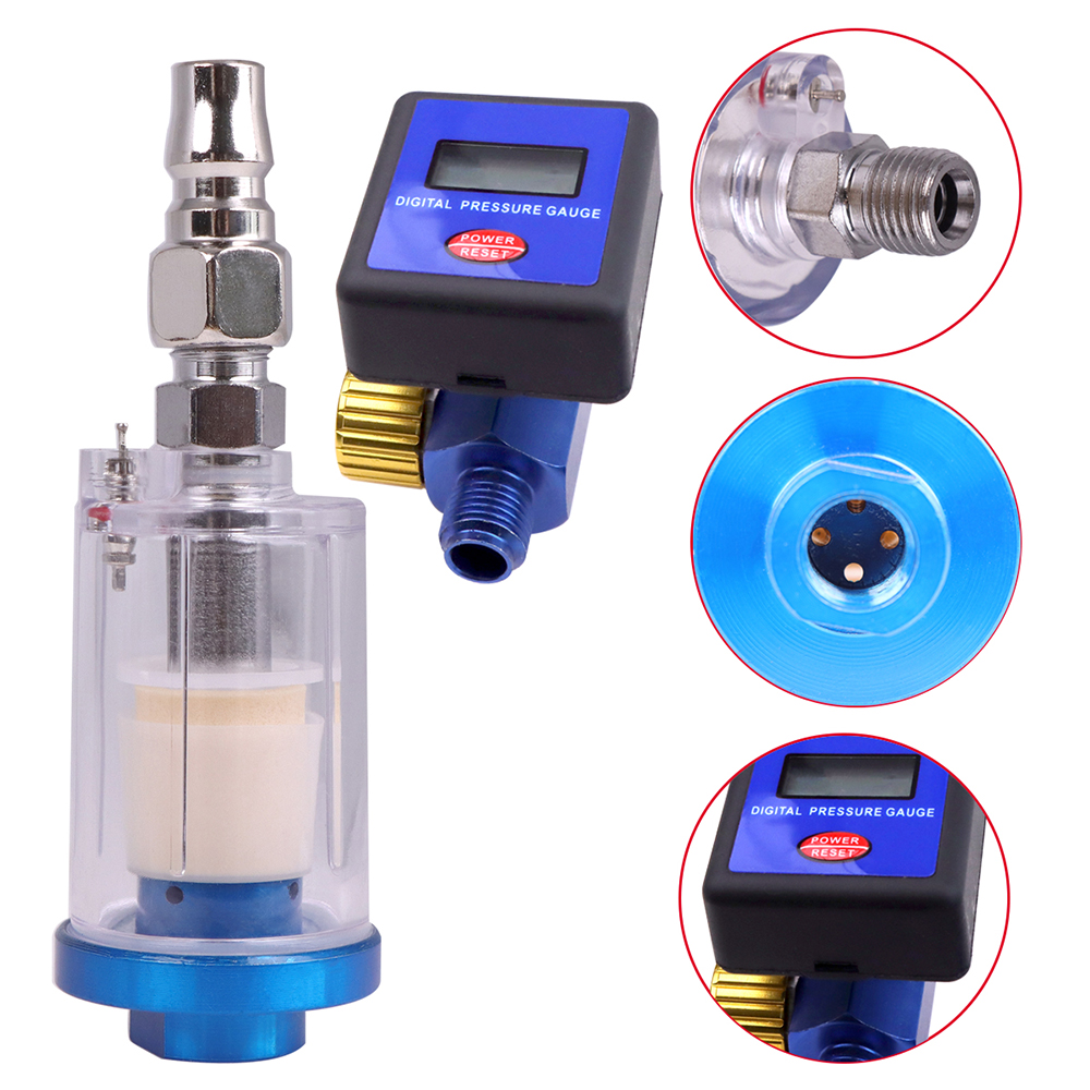 Airbrush Electronic Pressure R - Hvlp Spray Gun Gravity Feed recension och pris