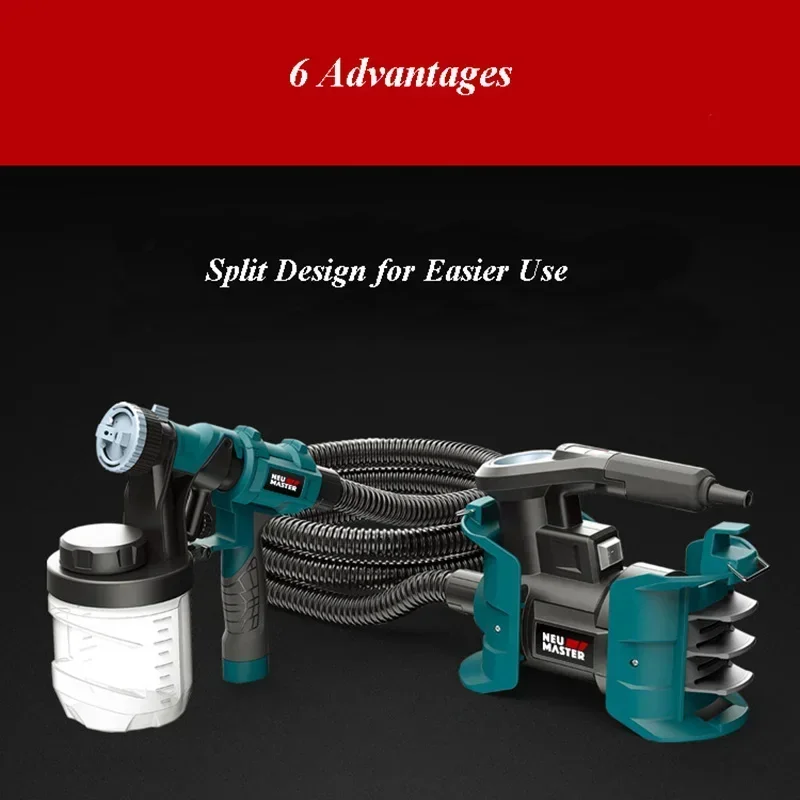 New 2.5mm Nozzle Spray Gun 800 - Electric Paint Sprayer 800W recension och pris