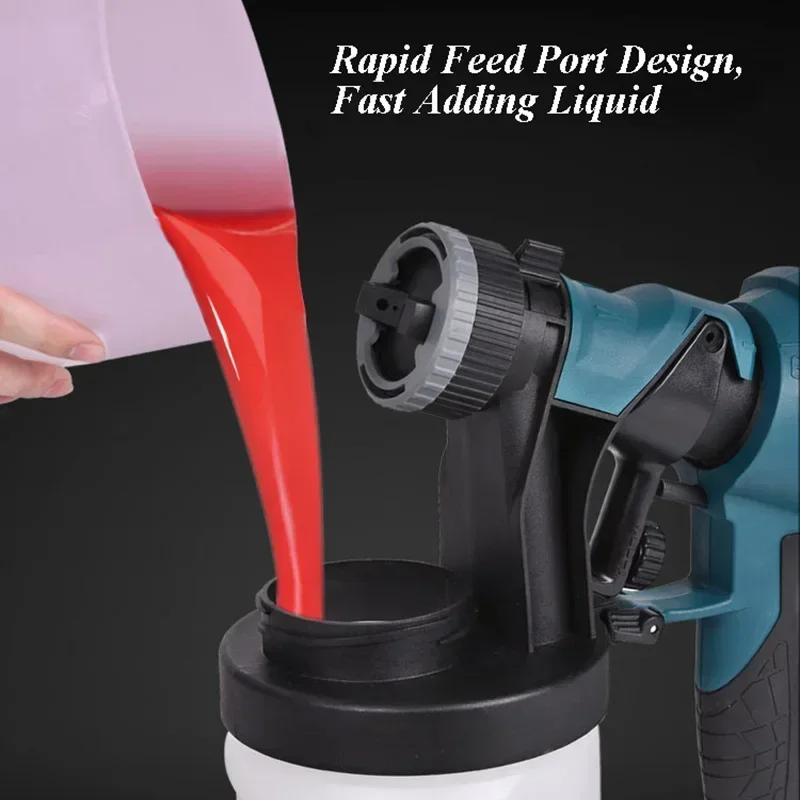 New 2.5mm Nozzle Spray Gun 800 - Electric Paint Sprayer 800W recension och pris